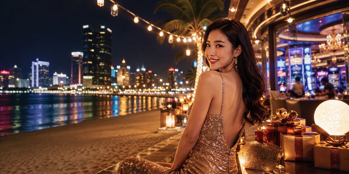 Người dùng tại Đà Nẵng xem phân tích kèo thể thao ngoài trời buổi chiều bên bờ biển