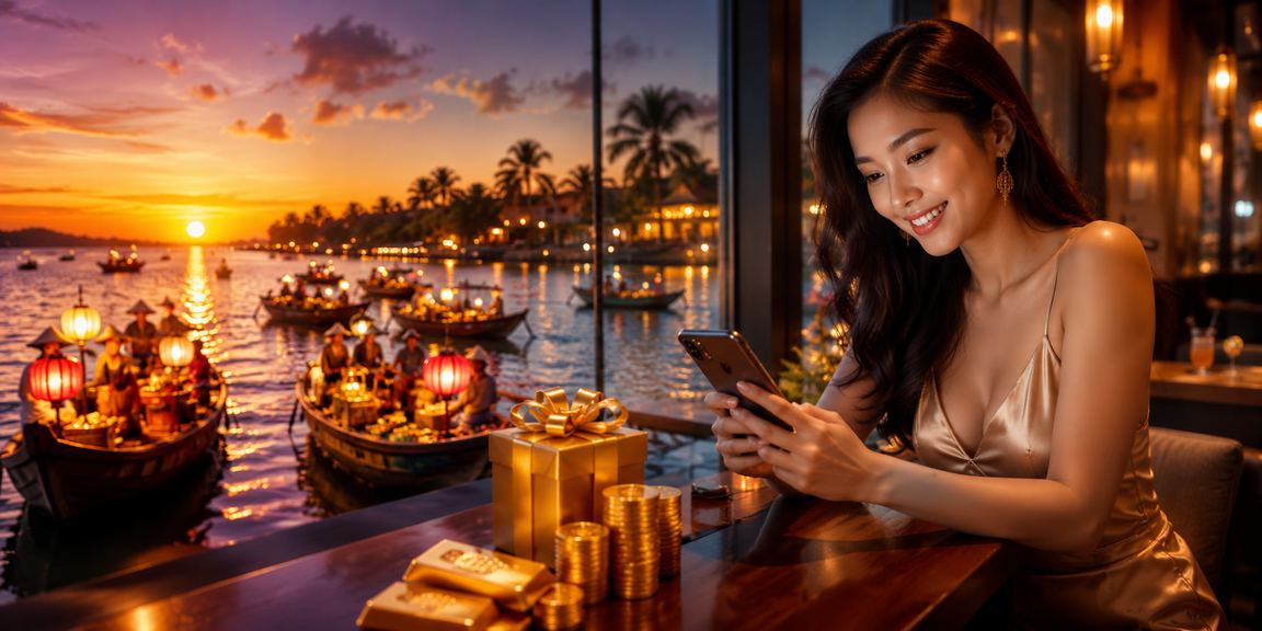 Người chơi Việt Nam kiểm tra kèo cá cược thể thao trực tuyến trên máy tính trong không gian hiện đại